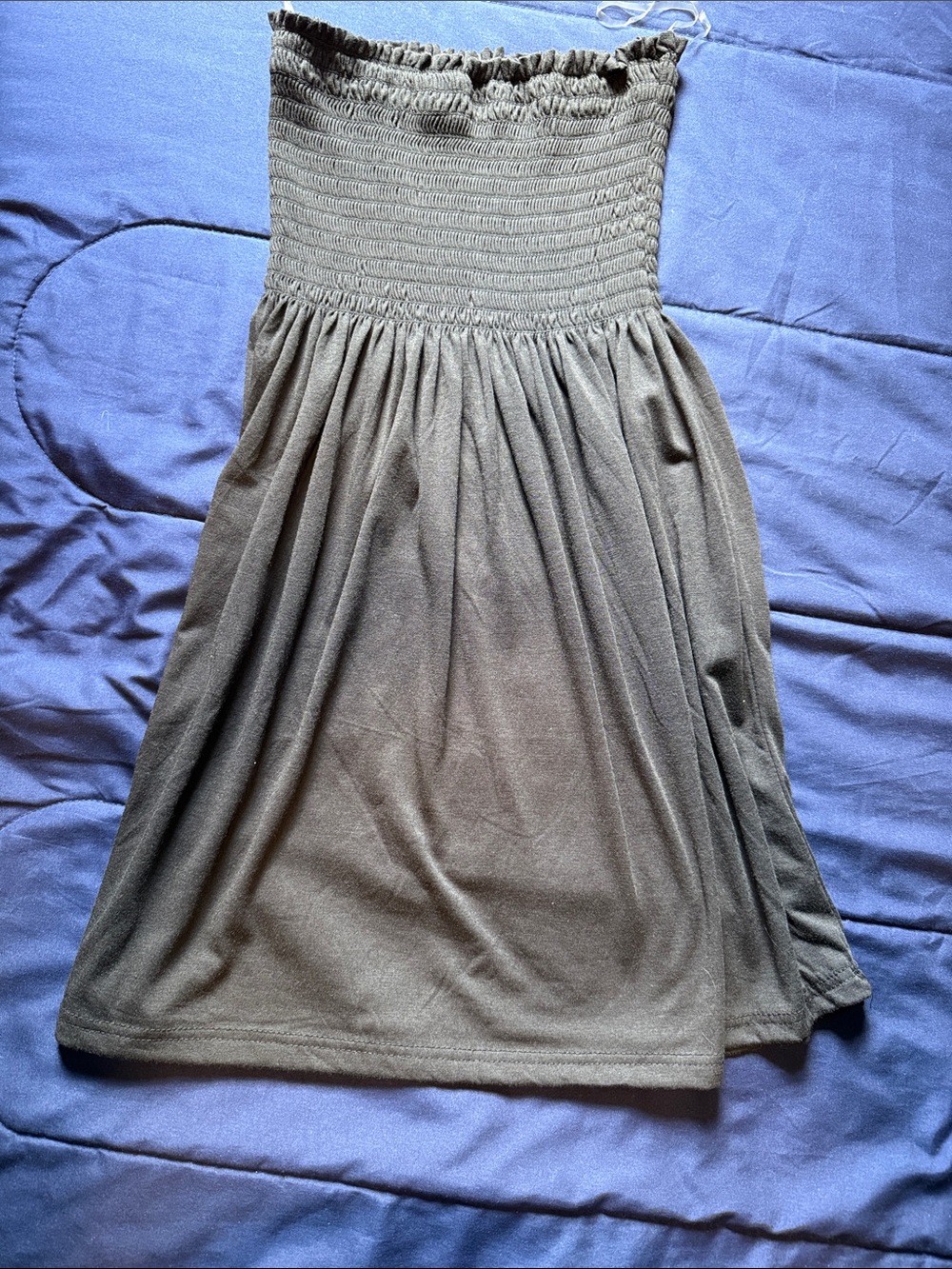 Women's Strapless black dress